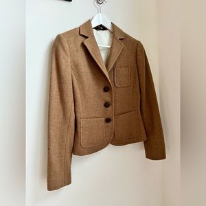 JCrew Camel Wool Blazer